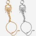 thumbnail image 3 of Scorpion Finger Ring Hand Chain Rave Bracelet Scorpion Ring Bracelet Hand Chain, 3 of 9