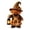E#042, variant on Halloween Pumpkin Head Wizard Resin Figurine, 15cm Spooky Lantern Holding Statue, Gothic Autumn Desktop Ornament for Home Office Shelf Decor Party Centerpiece Gift