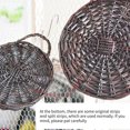 thumbnail image 4 of SDJMa Woven Hanging Basket with Handle, 10.2" x 7.8" Natural Wicker Handed Storage Basket for Home Garden Wedding Wall as Decorations, 4 of 9