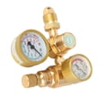 thumbnail image 2 of Regulador de gas para soldadora Agron, medidor de CO2, válvula de caudalímetro MIG TIG, entrada con rosca macho G5/8", salida de 1/4", 2 of 14