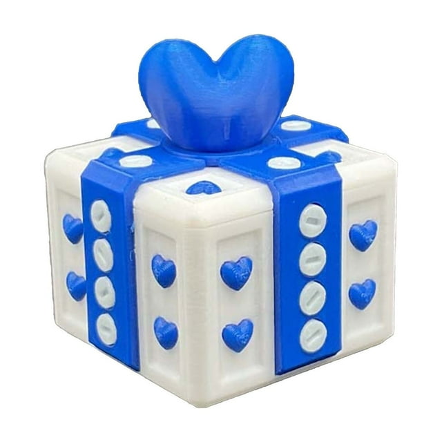 Dpytoraw Conteneur de Cartes à Vis Farceur Agaçant Casse-Tête Surprise 's Day Saint-Valentin