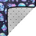 thumbnail image 4 of star Skull flower crystal Shaggy Area Rug, Rugs for Living Room Bedroom Non Slip Door Mat Indoor Carpet Machine Washable Nursery Home Decor Floor Mats for Entryway 60x39in-#, 4 of 5