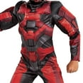 thumbnail image 3 of Halo Infinite Red Spartan Costume, Kids Size Video Game Inspired Character Jumpsuit, Classic Child Size Small (4-6), 3 of 5