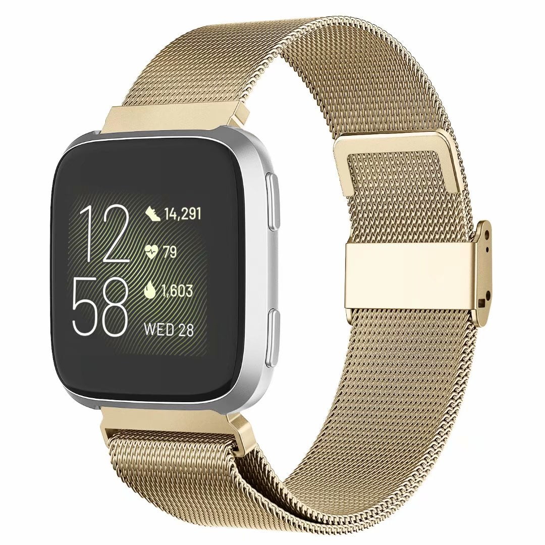 WASPO Compatible with Fitbit Versa 2 Bands/Fitbit Versa Bands, Fitbit Versa Lite Band Stainless