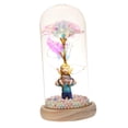 thumbnail image 4 of Rosa eterna flores rosa en cúpula de cristal decoración de regalo flor artificial con luces para el día de la madre, Acción de Gracias Padre Luz Cálida, 4 of 9