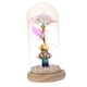 thumbnail image 4 of Rosa en cúpula de cristal, flores preservadas, luces LED, regalo, decoración romántica, rosas eternas en cubierta de cristal para el día de la madre Padre Luz Cálida, 4 of 9
