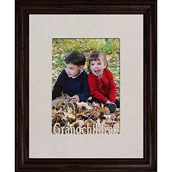 Grandchildren Frame Holds A Portrait 5x7 Picture Photo Lightum