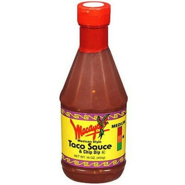 Macayo Mexican Foods Medium Taco Sauce & Chip Dip, 16 Oz (Pack of 6)