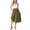 Army Green, variant on Maean Womens Skirts High Elastic Waist Flowy Summer Midi Skirt Causal A Lined Clothes with Pockets