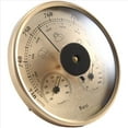 thumbnail image 3 of Multifunctional Temperature Humidity Pressure Barometer For Hanging,1 x Thermometer Hygrometer Barometer,Golden, 3 of 8