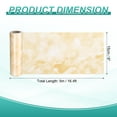 thumbnail image 2 of Uxcell Wood Grain Wallpaper Border 6" x 16.4ft Textured Frame Sticker, Yellow Jade, 2 of 7