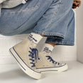 thumbnail image 1 of Mujeres Zapatillas De Lona De Alta Calidad, Zapatos De Skate Planos Casuales Con Cordones, Zapatos Clásicos Y Versátiles Para Caminar, 1 of 4
