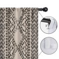 thumbnail image 4 of Blackout Kids Curtains,Boho Black and White Ethnic Pattern Childrens Insulated Curtains Set Of 2,Bedroom Essentials,Toddler Room Decor 52x84in(132x213cm), 4 of 5