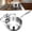 18cm/7in No Steamer, variant on Pure Titanium Hammered Saucepan with Lid - No Coating Non-Stick Pot with Steamer for Induction, Gas and Electric Cooktops