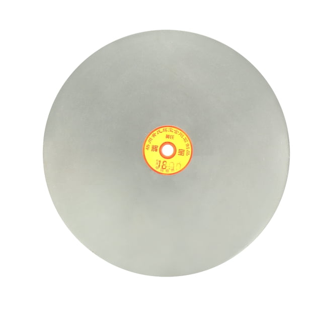 Disco de lijado plano recubierto de diamante de 250 mm (10 pulgadas) con grano 1800
