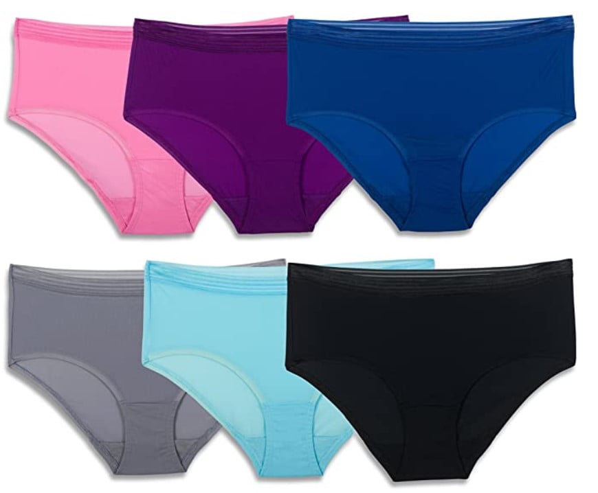 Fruit of the Loom Women's Everlight Underwear Multipack Choose SZ/Color 