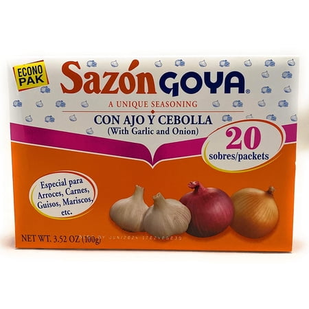 Goya Sazon Garlic And Onion 3.5 Oz
