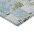 thumbnail image 6 of Dalyn Rugs Machine Washable Indoor/Outdoor Chantille Teal 8' x 8' Round Rug, 6 of 7