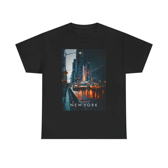 New York Streets Urban City Life Grit Aesthetic Unisex T-Shirt D00173, up to size 5XL
