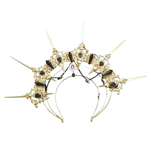 Diadema DIY Accesorios Kit de materiales DIY Estilo gótico para disfraz de Halloween Estilo F