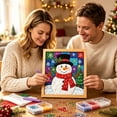 thumbnail image 6 of Kingfansion Fabric Art Kit, DIY 3D Christmas Fabric Poke Art Kit for Adults, Premium No-Sew Mosaic Wall Art & Craft Kits with Frame & Tools, Relaxing Handmade Art Project Gifts for Beginner, 6 of 6