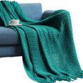 thumbnail image 2 of Hiroekza Throw Blanket Sofa Cover Blanket, Solid Color, Summer Office AIRconditioning Nap Blanket, Knitted Small Blanket Throw Blanket for Couch, 2 of 4