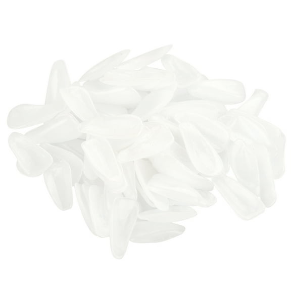 70Pcs Bag Resin Upper Lower Temporary Teeth Crown For Dental Oral Care(White Lower)