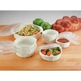 thumbnail image 2 of lacuisine ktmw18 18 piece microwave cookware set, white, 2 of 8