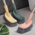 thumbnail image 5 of SouMaox Toilet Scrubber Long Handle Wand Bathroom Cleaner Brush Deep Corner Scrubbing Tool for Residential Restroom Washroom Household Use, 5 of 9