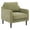 Green, variant on Accent Chair,Mid Century Modern Living Room Chairs, Green Upholstered Arm Chair,Comfy Breathable Linen Fabric, Sofa Chair with Wood Legs,Reading Chairs for Living Room Bedroom Apartment