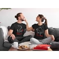 thumbnail image 2 of His Beauty Her Beast Matching T-Shirt, Couple Graphic Tee, Romantic Love Shirt, Matching Gift for Him and Her, 2 of 3