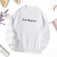 thumbnail image 1 of Sudadera para Mujer, Ropa de Calle, Tops Informales Impresos, Sudadera con Cuello Redondo Elegante, Jersey, Sudadera para Desplazamientos, Viajes Al M Yinane Sudadera Mujer, 1 of 8