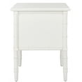 thumbnail image 4 of SAFAVIEH Mina Modern Coastal 2-Drawer 25" H Bamboo Nightstand White, 4 of 10