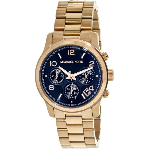 Michael Kors Women's Runway MK5940 Rose-Gold Stainless-Steel Plated Japanese Quartz Fashion Watch