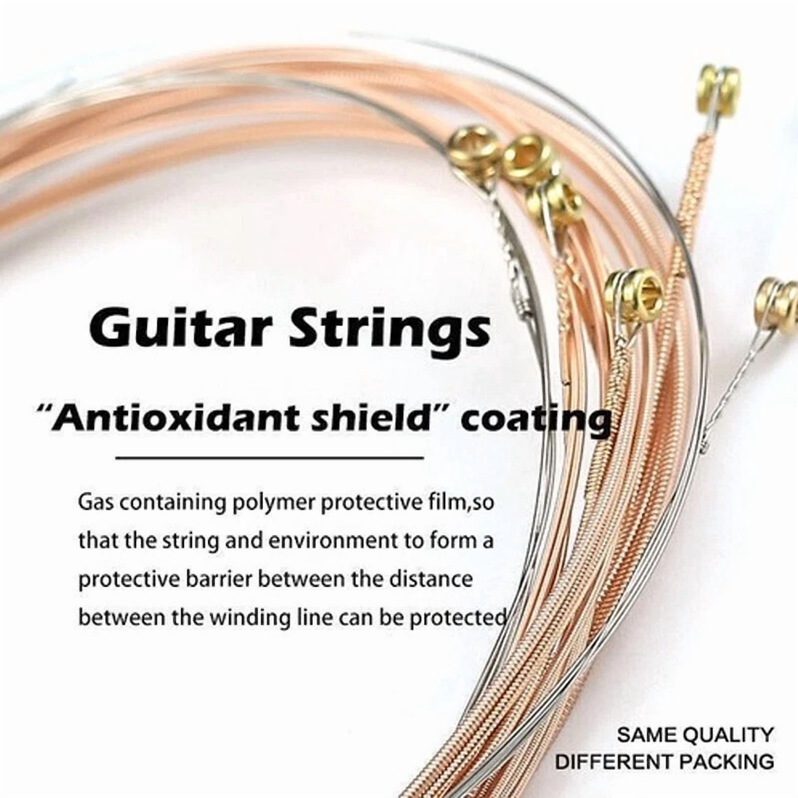 4PCS Acoustic Guitar strings Phosphor Bronze LIGHT .011-.052 Light 16027 STR