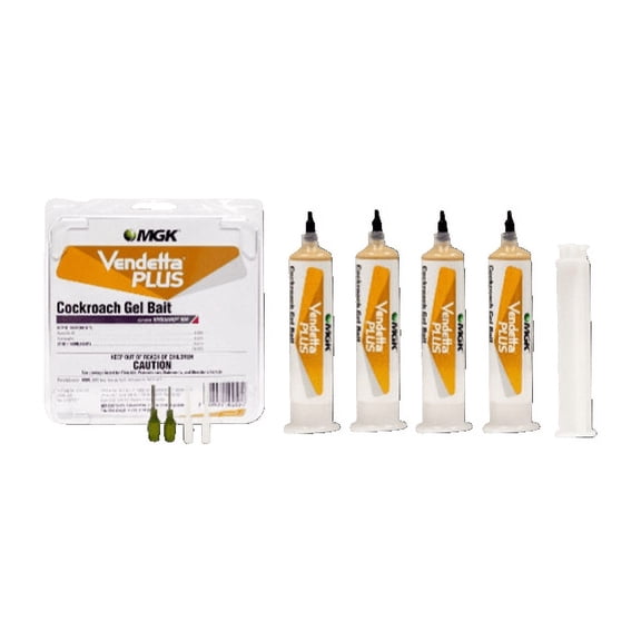 Vendetta Plus Cockroach Gel Bait 4x30gm Tubes