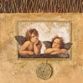 thumbnail image 2 of Ancilotti, Claudia 12x12 White Modern Wood Framed Museum Art Print Titled - Christmas Angels, 2 of 4