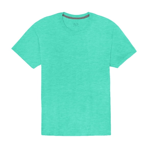 Playera Fruit of the Loom para Hombre,Manga Corta Cuello Redondo, Verde, Talla G