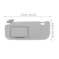 thumbnail image 2 of MasteelfCA Car Left Side Sun Visor Car Sun Shade Visor Driver Side Sun Protection Visor, 2 of 8