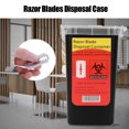 thumbnail image 2 of Waste Blade Storage Box, Portable Sharps Container Blade Dispenser, Plastic Waste Blade, Trash Storage Box Small Container for Travel and Professional Use (LIZEALUCKY3z2DsH-12), 2 of 9