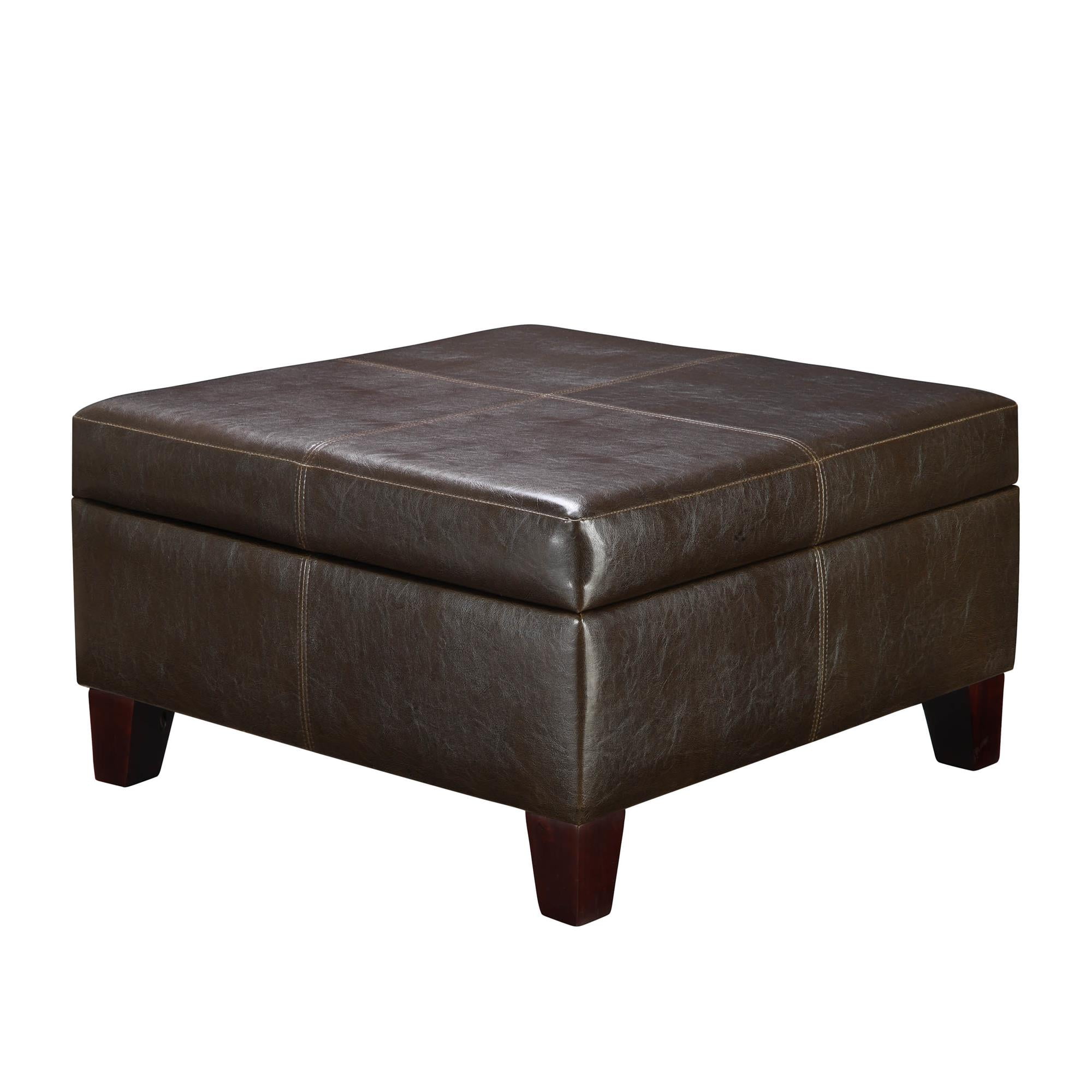 River Street Designs Square Storage Ottoman, Living Room Furniture