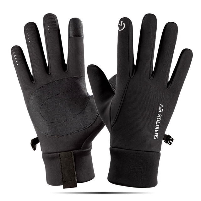 Guantes de ciclismo para hombre y mujer, otoño e invierno, deportes al aire libre, cálidos, de terciopelo polar, para escalada de montaña, esquí, pantalla táctil de dedos completos