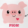 thumbnail image 2 of CafePress - Kawaii I Love Pigs - Adjustable Unisex Printed Trucker Hat with Mesh Back, 2 of 8