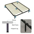 thumbnail image 4 of Uxcell 1 Pcs Adjustable Height Bed Frame Support Legs 9.9"-10.6", Grey, 4 of 7