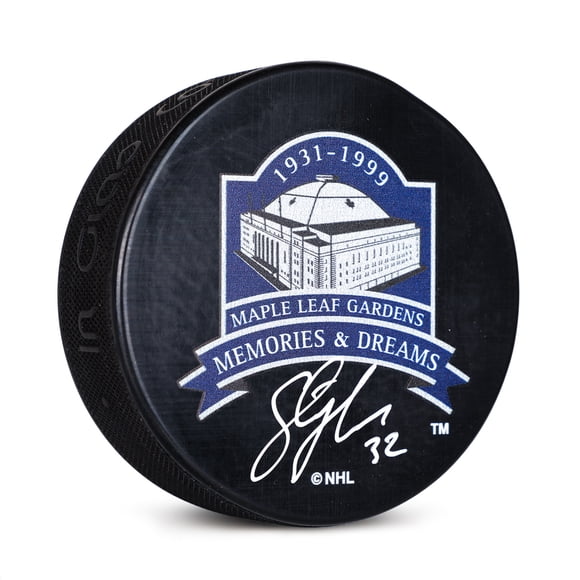 Steve Thomas Rondelle Signée Toronto Maple Leaf Gardens Memories & Dreams