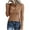 1# Brown cheap stuff under 5 dollars, variant on Dyegold Women's Long Sleeve Shirts Casual Fall Fashion 2023 Henley Top Button Down Blouses Basic Ribbed Knit T Shirts Tunic