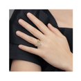 thumbnail image 4 of 1/6 Carat (ctw) Diamond Triangle Ring in 14K Yellow Gold, 4 of 5