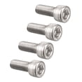 thumbnail image 1 of Unique Bargains M8x20mm 304 Stainless Steel Left Hand Thread Hex Socket Cap Screw Fastener 4pcs, 1 of 1