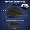 thumbnail image 5 of Cojín plegable de gel para asiento de motocicleta, gran estructura de panal 3D, absorción de impactos y almohadilla de asiento transpirable para viajes largos (L), 5 of 5