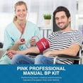 thumbnail image 5 of Primacare DS-9197-PK Professional Classic Series Manual Adult size Blood Pressure Kit, Emergency Bp kit with Stethoscope and Portable Leatherette Case, Nylon Cuff, Pink, 5 of 7